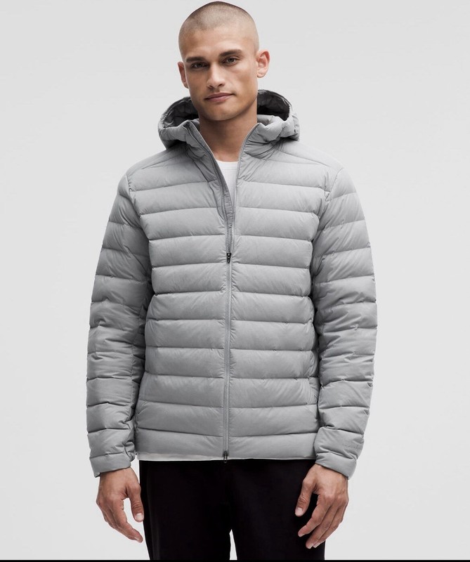Lululemon Navigation 700-Down-Fill Hoodie Color: Rhino Grey Size:XXL LM4AH5S🍋