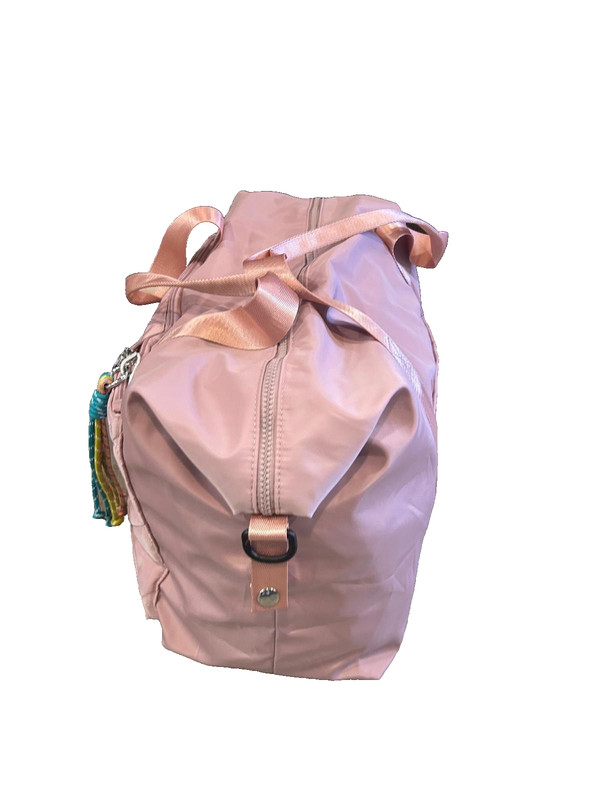 Womens Quilted Travel Duffel Bag Weekender Overnight Carry On Gym Tote Pink Larg gallery