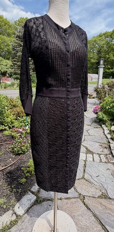 Beguile Dress By Byron Lars Black Lace/Mesh Mona Dress for Anthropologie