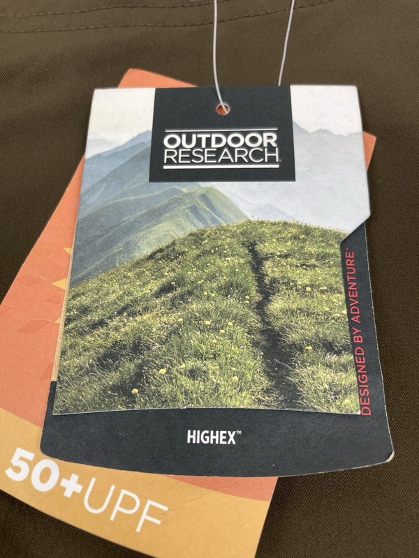 OUTDOOR RESEARCH BACKCOUNTRY BOARD SHORTS DARK BROWN 50+ UPF MENS SIZE 38 NEW! gallery