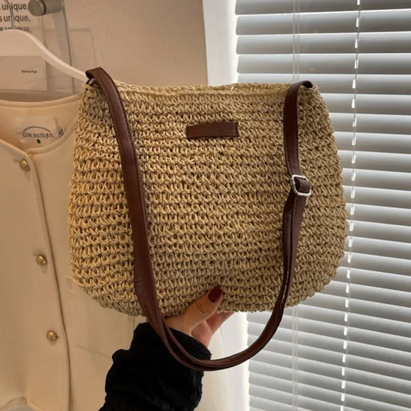 Ladies Fashion Summer Straw Crossbody Bag Women Beach Holiday gallery