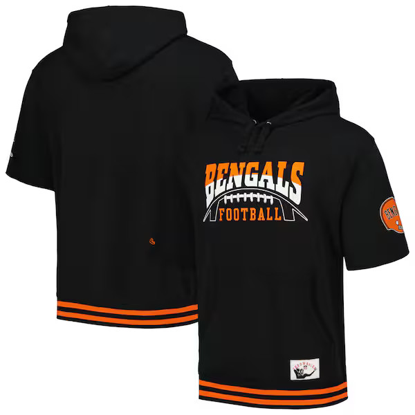 Mitchell & Ness Cincinnati Bengals Pre-Game NFL Hoodie Black Men's Licensed gallery