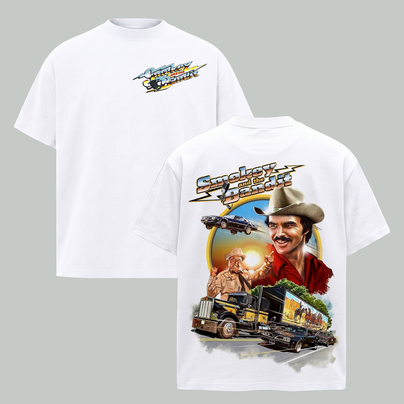 Smokey And The Bandit Movie T Shirt Funny Tee S- 5XL