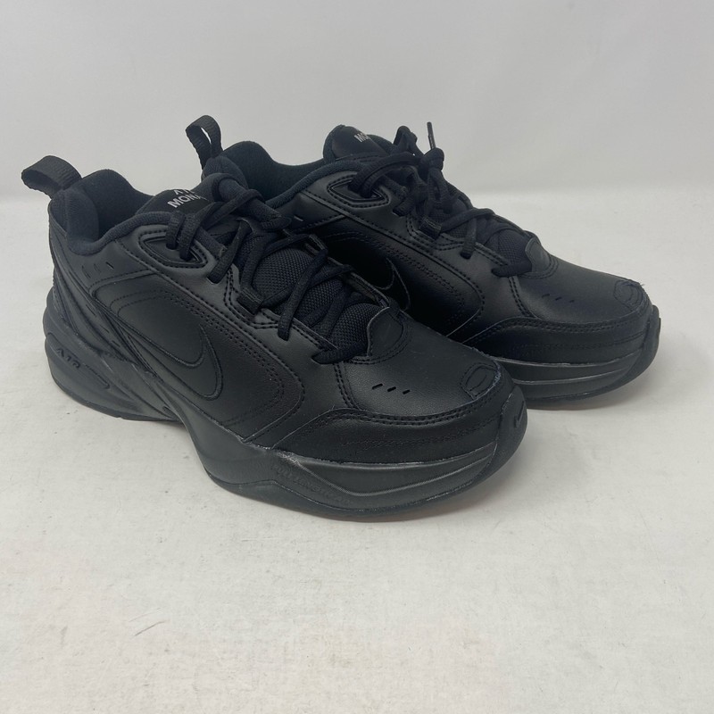 Nike Air Monarch IV Men’s Training Shoes Black/Black Sz 9