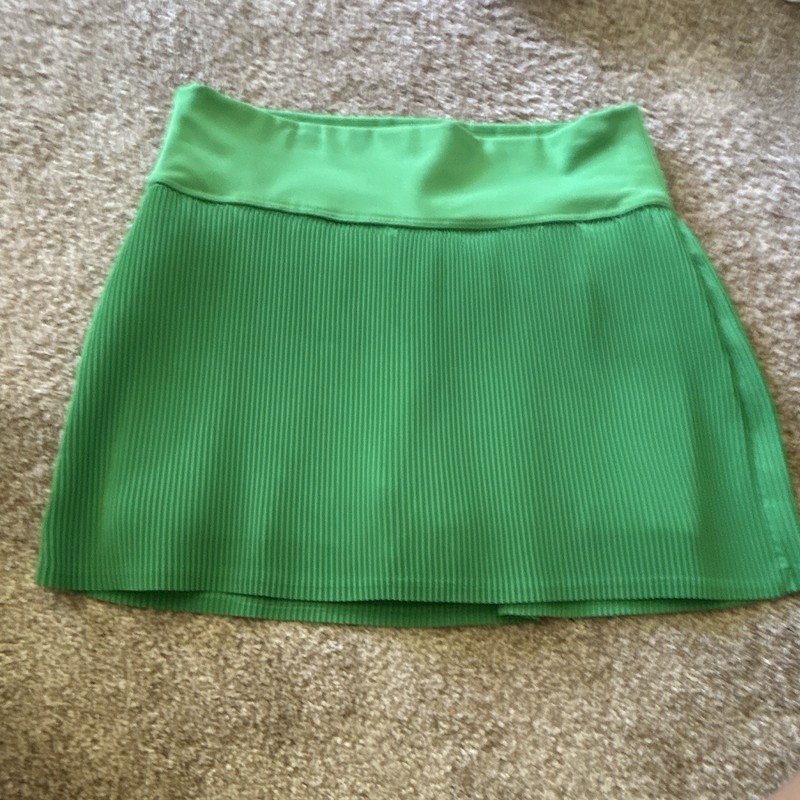 All in Motion Women’s Green Athletic Skort S Pull-On Elastic Waist Short