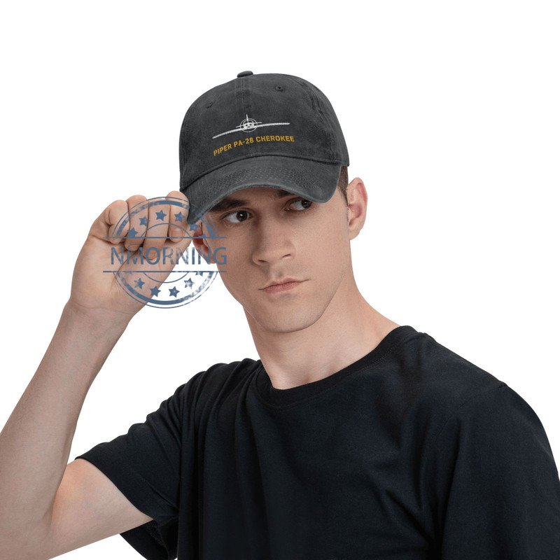 Piper PA-28 Cherokee Veterans Men Baseball Cap Adjustable Sport Dad Hat gallery