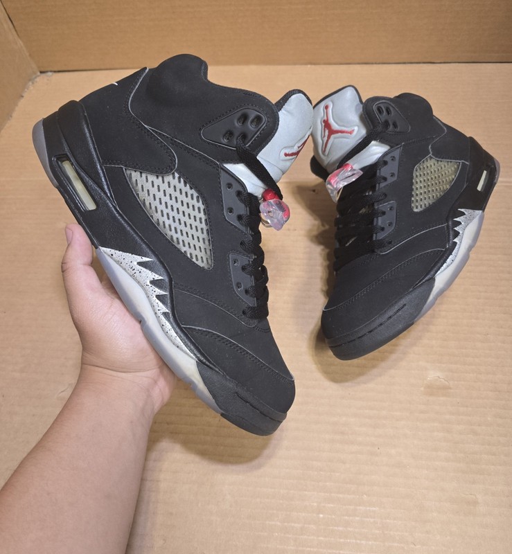 Size 8.5 – Jordan 5 OG Mid Metallic Silver 2016