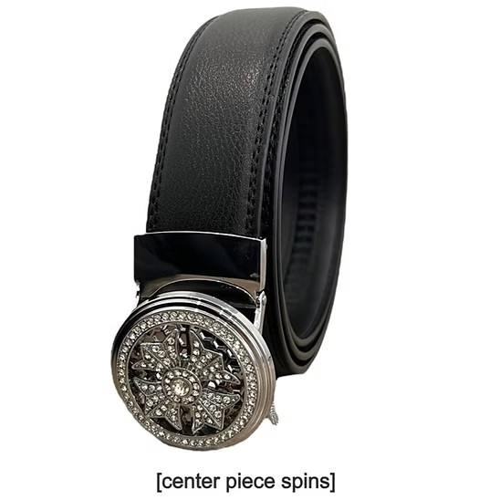 Automatic Buckle Belt Center Piece Spins!