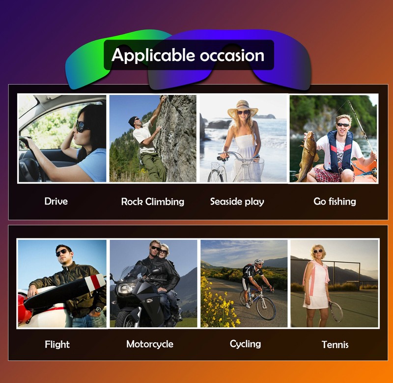 Polarized Anti-Scratch Replacement lenses for-Oakley Turbine OO9263 Choices gallery