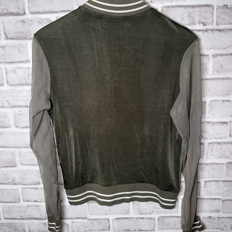 Greenhouse Embellished Track Varsity Jacket Preppy Bohemian Chic Y2K Sz Small S gallery