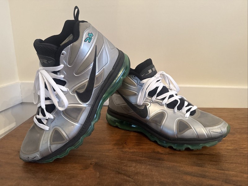 Nike Air Max Griffey Fury Fuse Silver, Green, Black Size 13