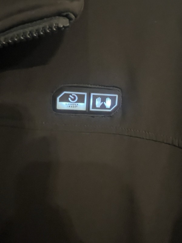 Sharper Image Mens Jacket Size XL Rechargeable Heated Softshell Please Read gallery