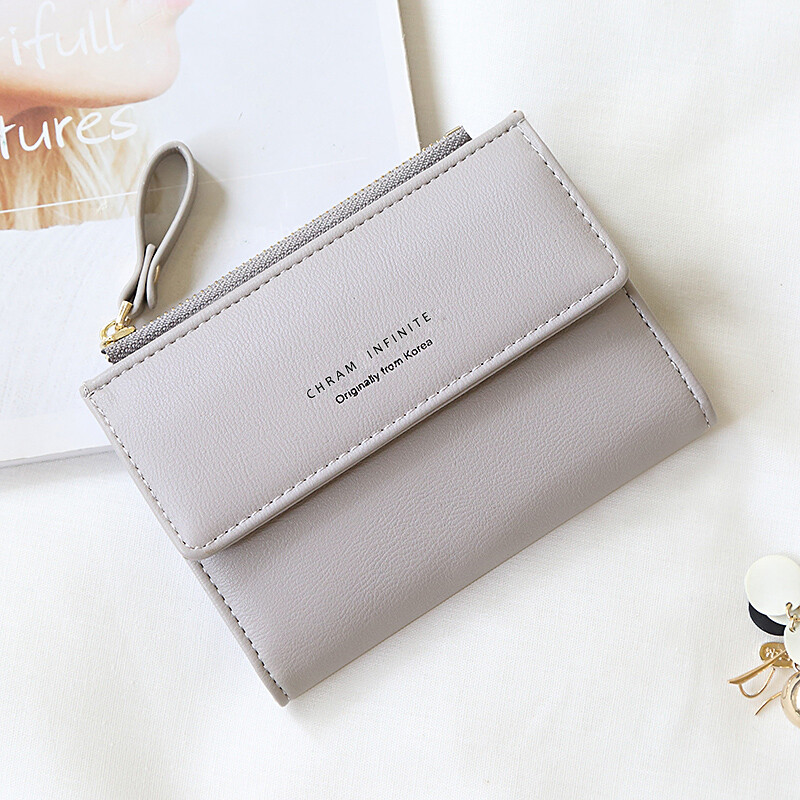 RFID Blocking Women Small Leather Wallet Credit Card Holder Mini Bifold Purse US