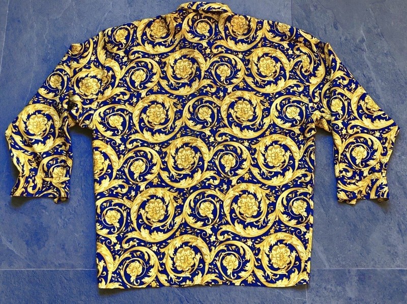 Versace V2 Silk Shirt BAROCCO. long sleeve xl 52 gallery