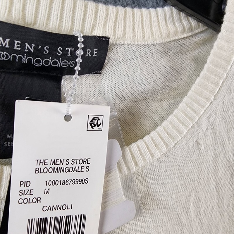 The Men's Store at Bloomingdale's Cotton Cashmere Crewneck Sweater M Cannoli gallery