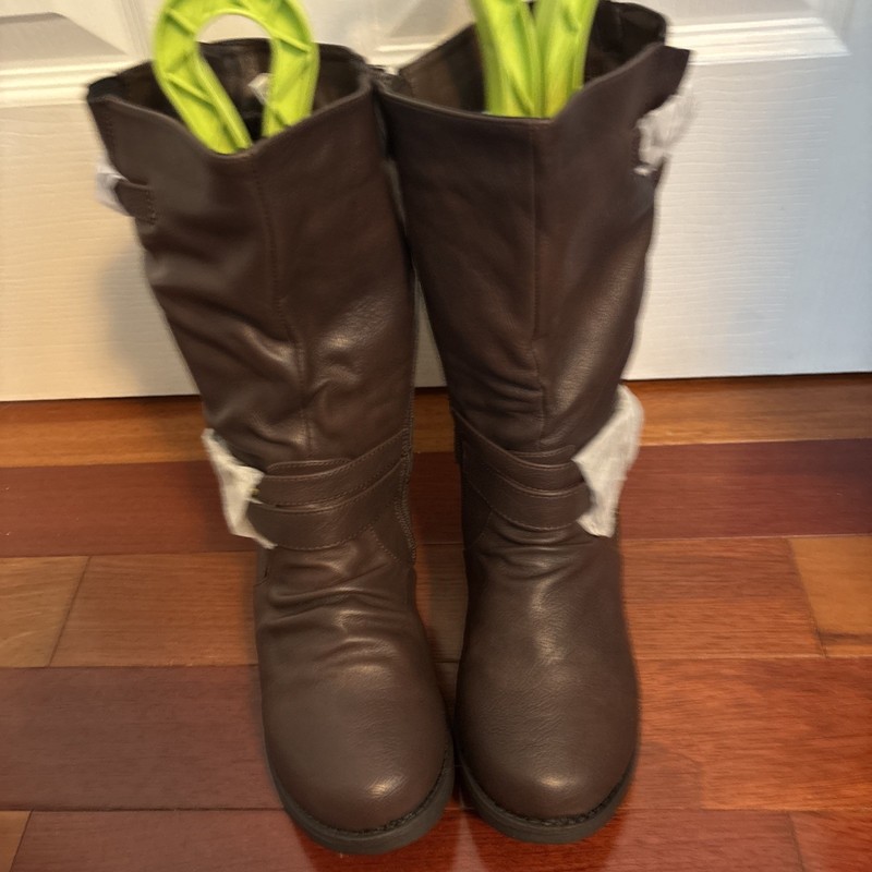 Dream Pair Kids Atlanta-k Boots, Brown, Bid Kid Size 4
