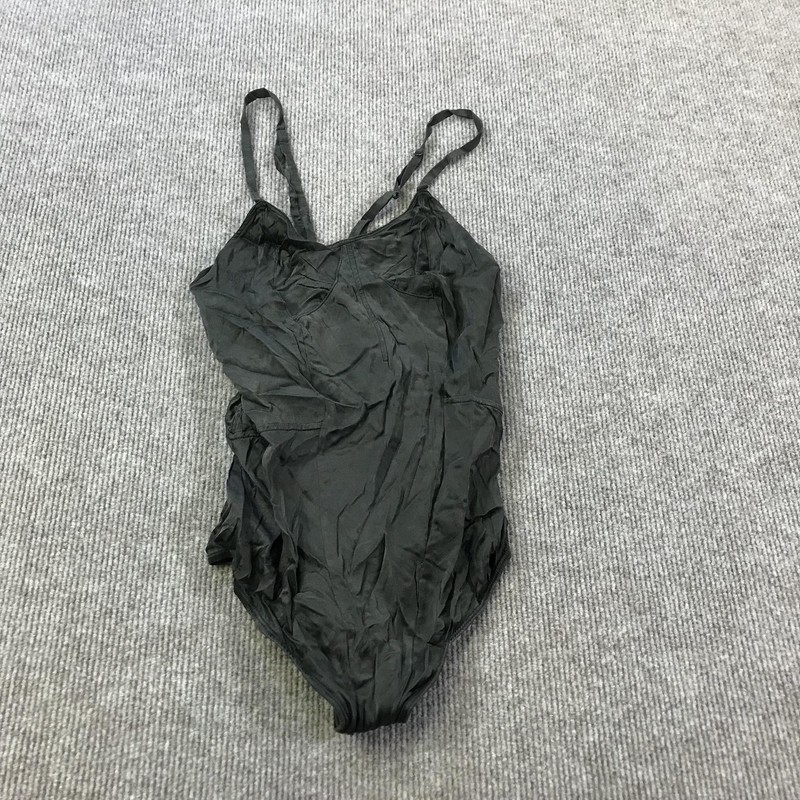 Vivien Ramsay Swimsuit Womens Small Onyx Swimmer One Piece Bathing Suit