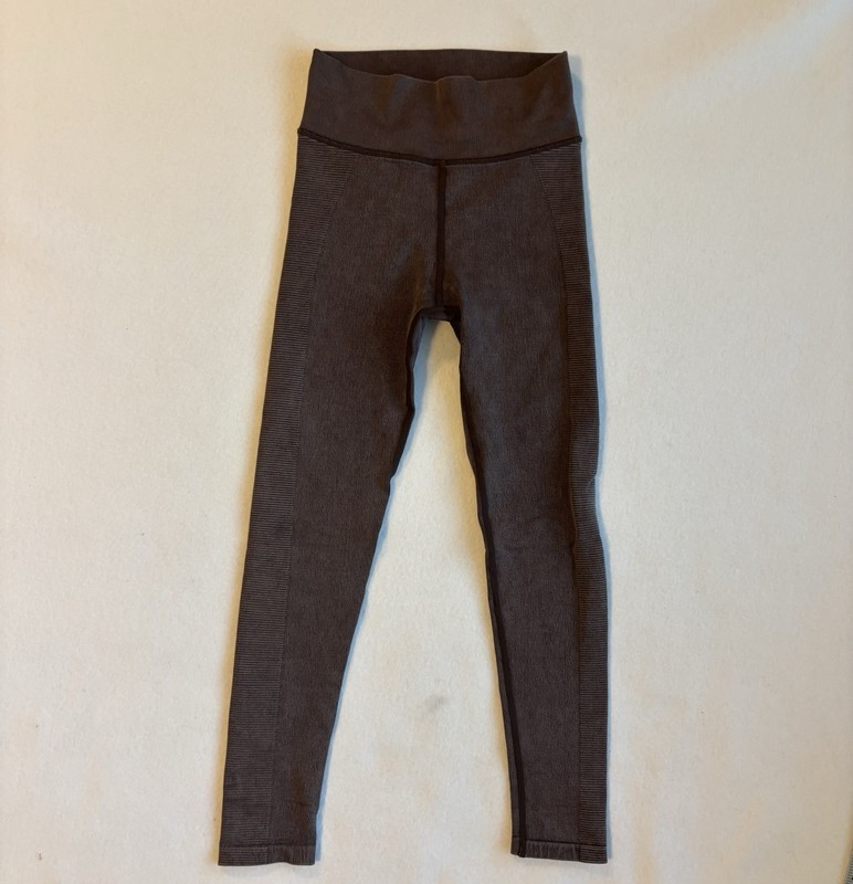 Aerie Offline Brown Textured Workout Athleisure Leggings Size S