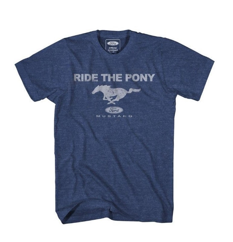 Ford Mustang Ride The Pony T-Shirt New