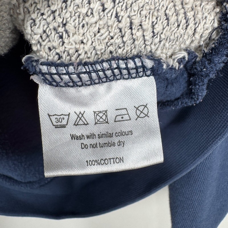 Common People Sweatshirt Sweater Jumper Men Medium Navy Blue 100% Cotton Crew gallery