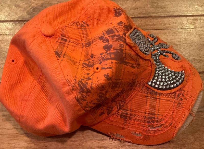Y2K LEADER ORIGINAL VINTAGE DISTRESSED EMBELLISHED STRAPBACK HAT ( ADULT OS ) gallery