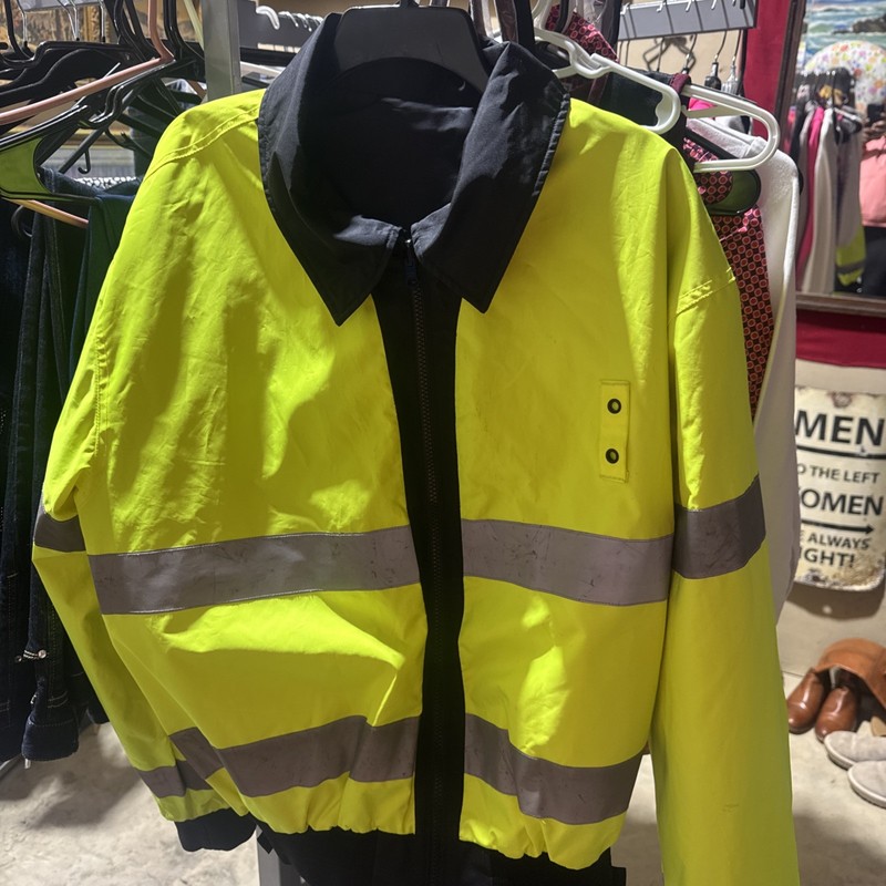 Horace Small Men’s Hi Visibility Reversible Reflective Safety Jacket Size Large gallery