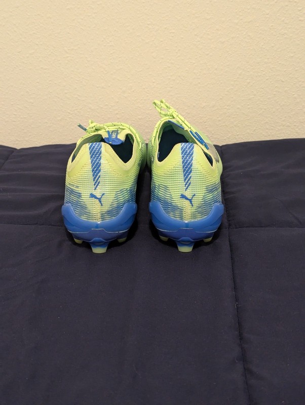 Puma Ultra 5 Ultimate FG Soccer Cleats size 12 Apple White Blue 107683-03 gallery