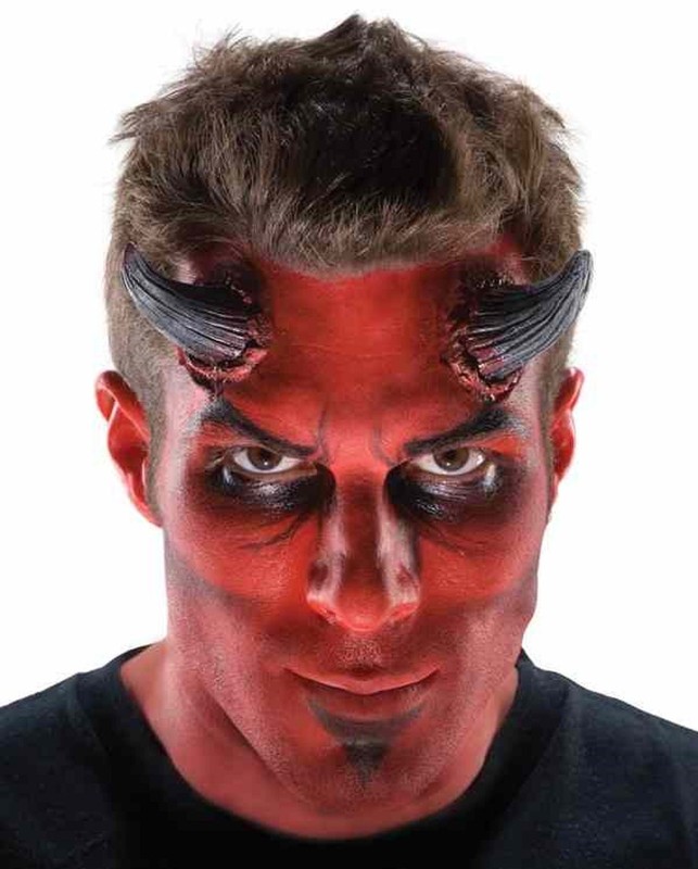 Devil Stack Makeup Satan Face Paint Fancy Dress Up Halloween Costume Accessory gallery