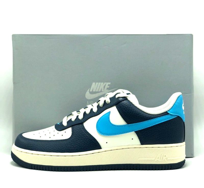 *NEW* MEN Nike Air Force 1 Low Armory Navy / Baltic Blue – Sail (HJ9291 478) 👍