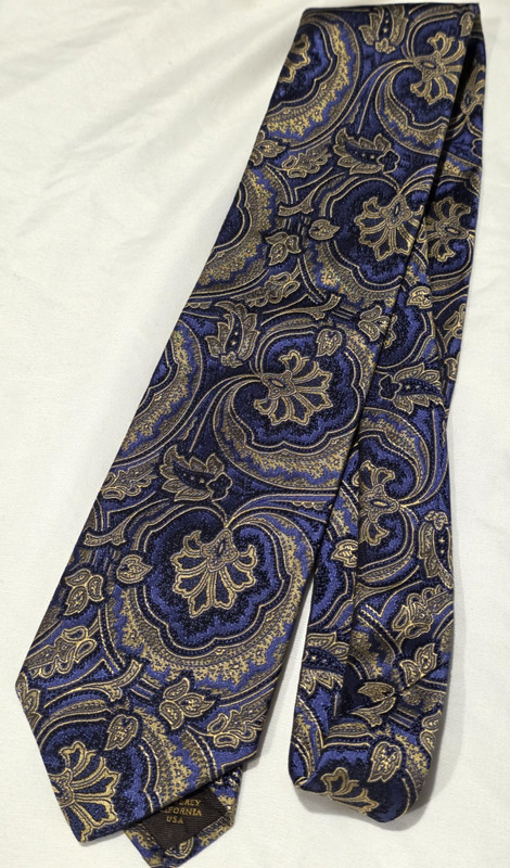 ROBERT TALBOTT Best Of Class Hand Made in USA Men's Dress Tie Multicolor Silk gallery