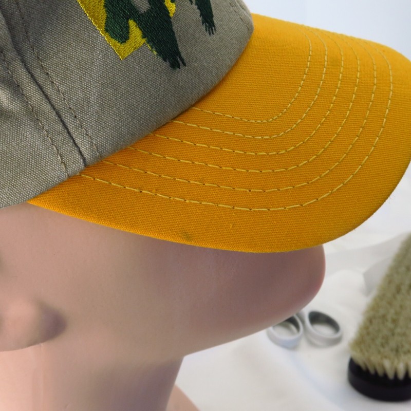 Vintage Duck Country Khaki Gold Hunting Outdoor Snapback Hat Made in USA gallery