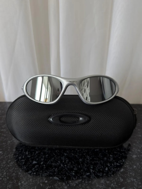 Oakley Eye Jacket Silver Sunglasses Outdoor Plate Splice Eye Redux Minute 1.0 gallery