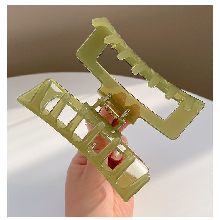 3PCS 5in Large Rectangle Hair Claw Clips for Thick Hair Non-slip for Women Girls gallery