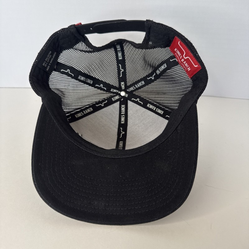 Kimes Ranch Weekly Trucker Hat Black Adult Black Embroidered Logo And Mesh Back gallery
