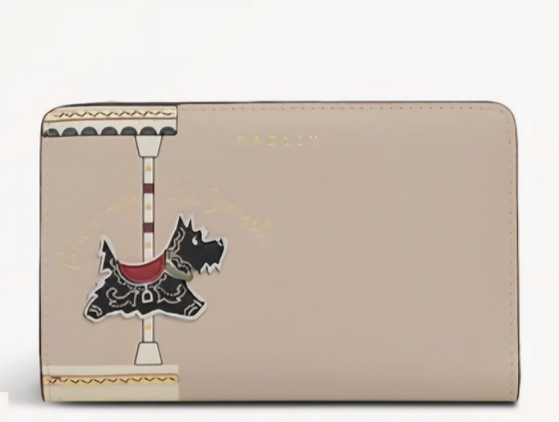 NWT Radley London Magic Carousel Medium Bifold Purse – 112788 Porcini