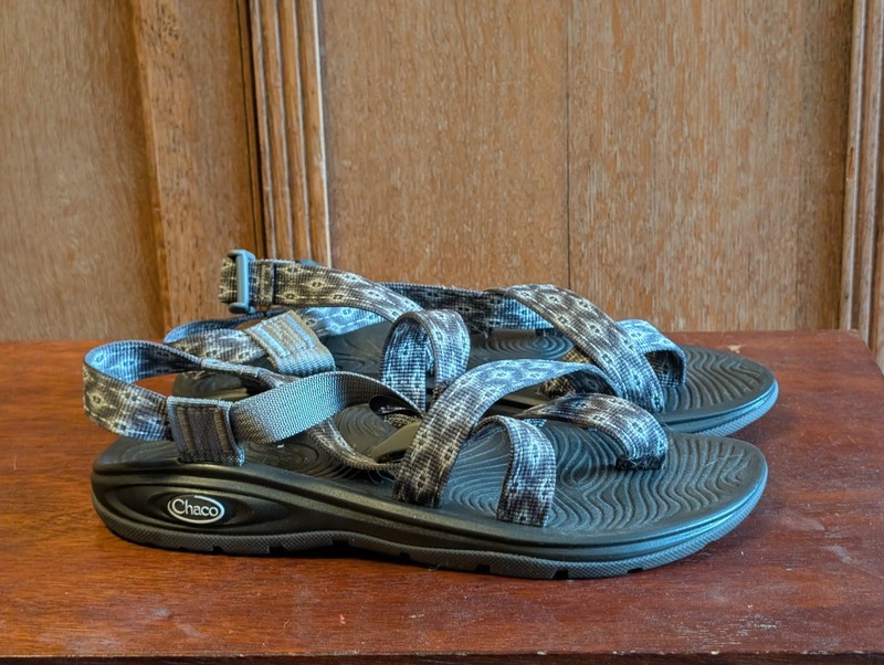 Chaco Z/Cloud Sport Sandals Women’s Size 9 / EU 40 Gray Pattern New