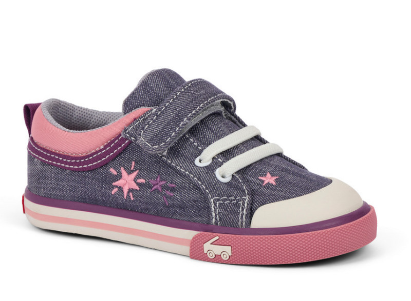 NEW See Kai Run Kristin Gray Denim/Stars (FREESHIP)