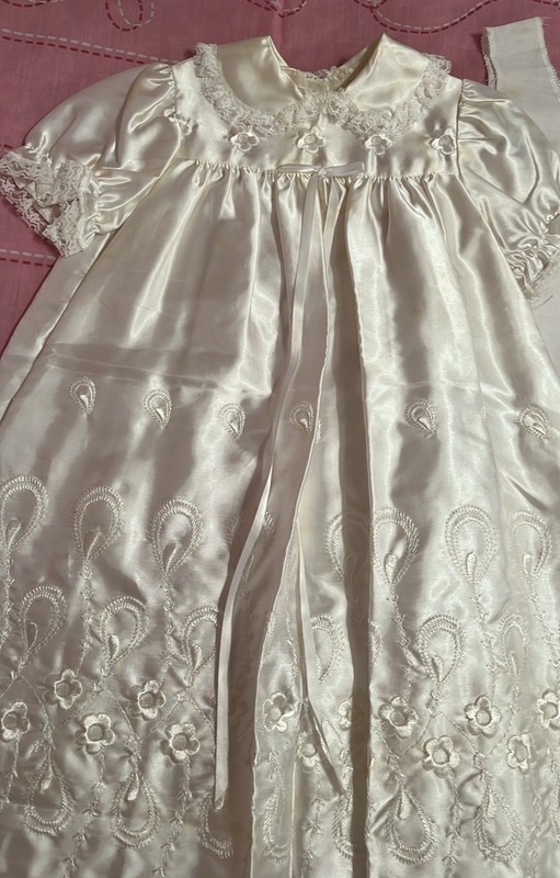 Christening Vintage 3 Pieces Dress Girls 12-14 Month gallery