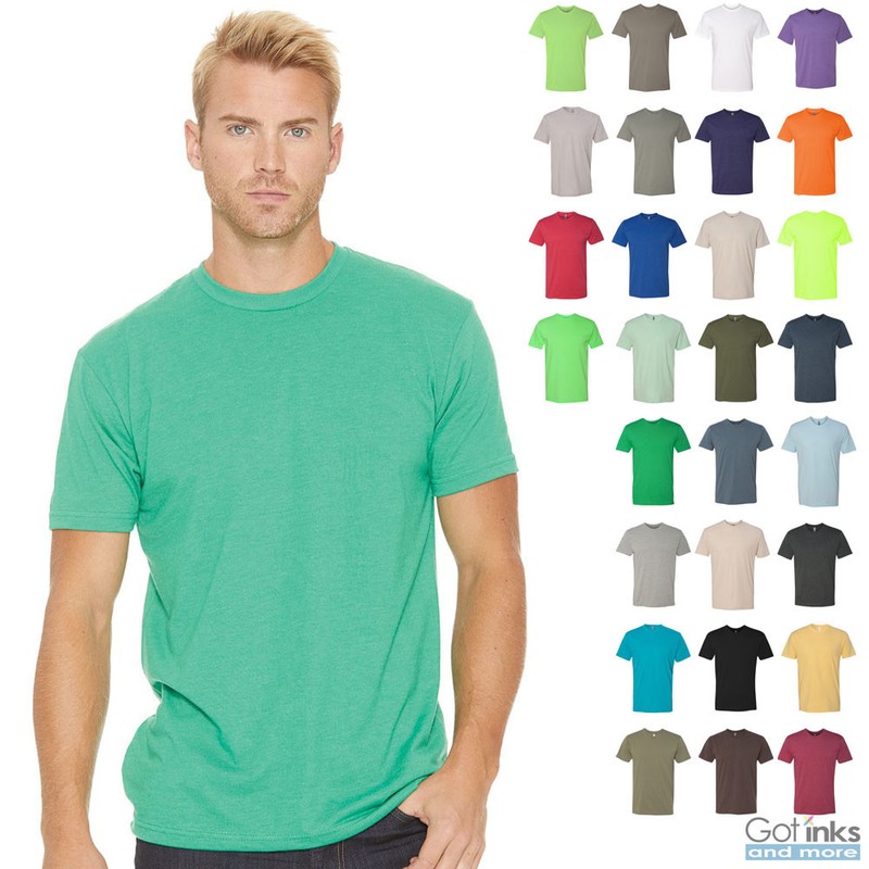 Next Level Premium Fitted CVC Crew T-Shirt Soft Tee Athletic Fit Unisex 6210