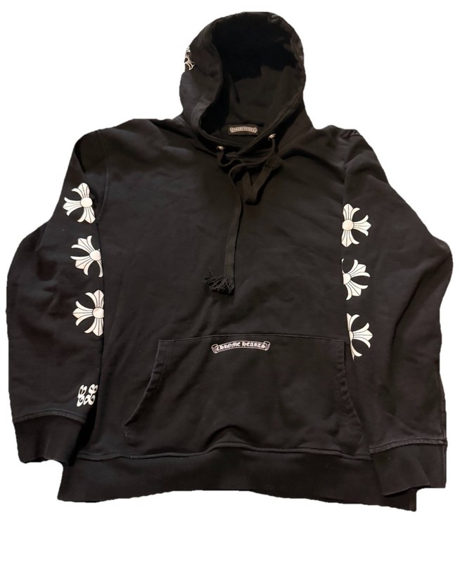 Chrome Hearts X Certified Chrome Pullover Hoodie EUC