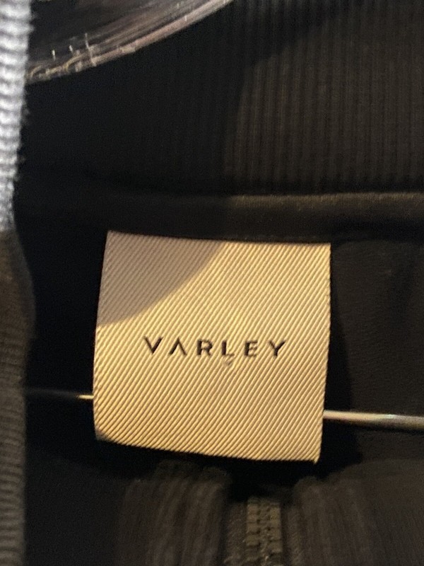 Varley Black Cortland Jacket Classic Sweat Athleisure Athletic Size M Womens gallery