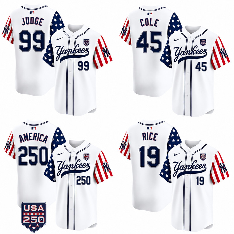 Personalized New York Yankees Baseball 250th Anniversary America Baseball Shirt