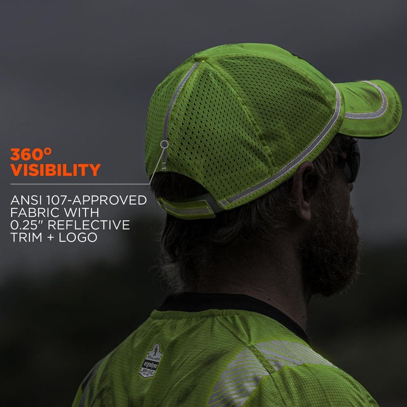 Hi Vis Ranger Hat Lime Evaporative Cooling Headwear L/XL gallery