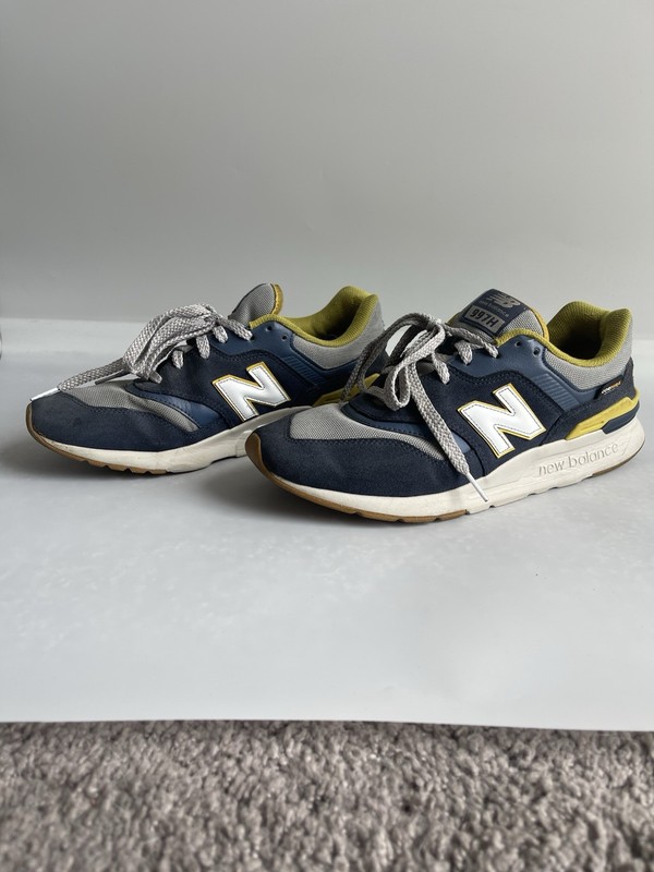 New Balance 997H Cordura Sneakers Men’s US 10.5 Blue Gray Yellow Casual Running