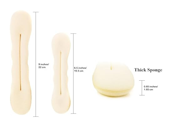 4Pcs Hair Donut Bun Maker Magic Styling French Chignon Ballet Sock DIY Tool gallery