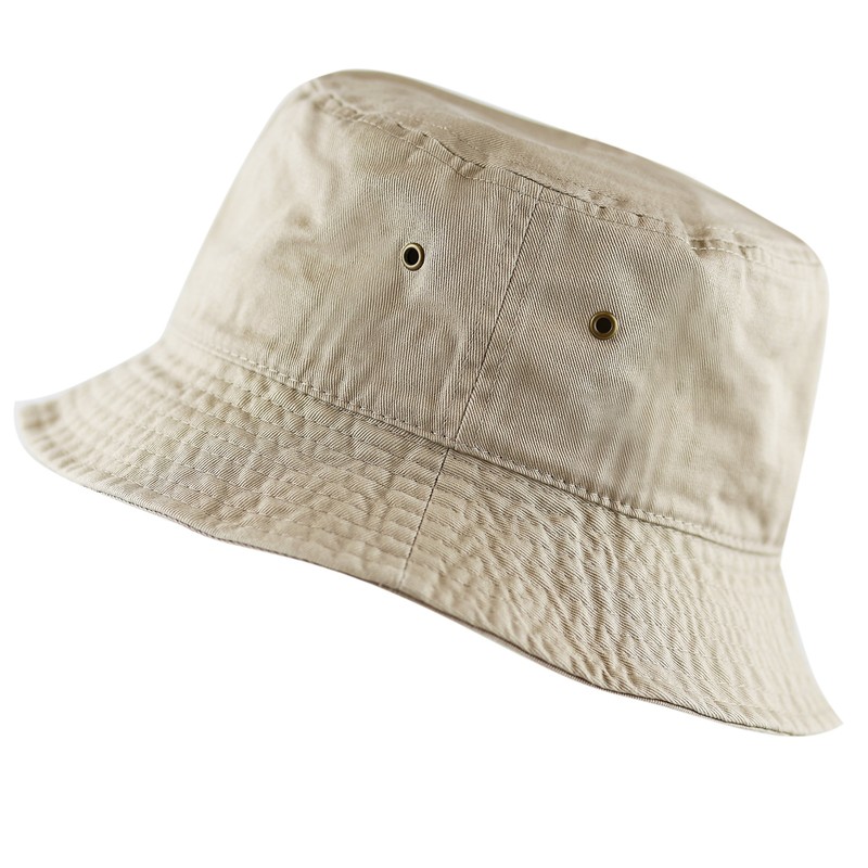 Bucket Hat Unisex 100% Cotton & Denim UPF 50 Packable Summer Travel Beach