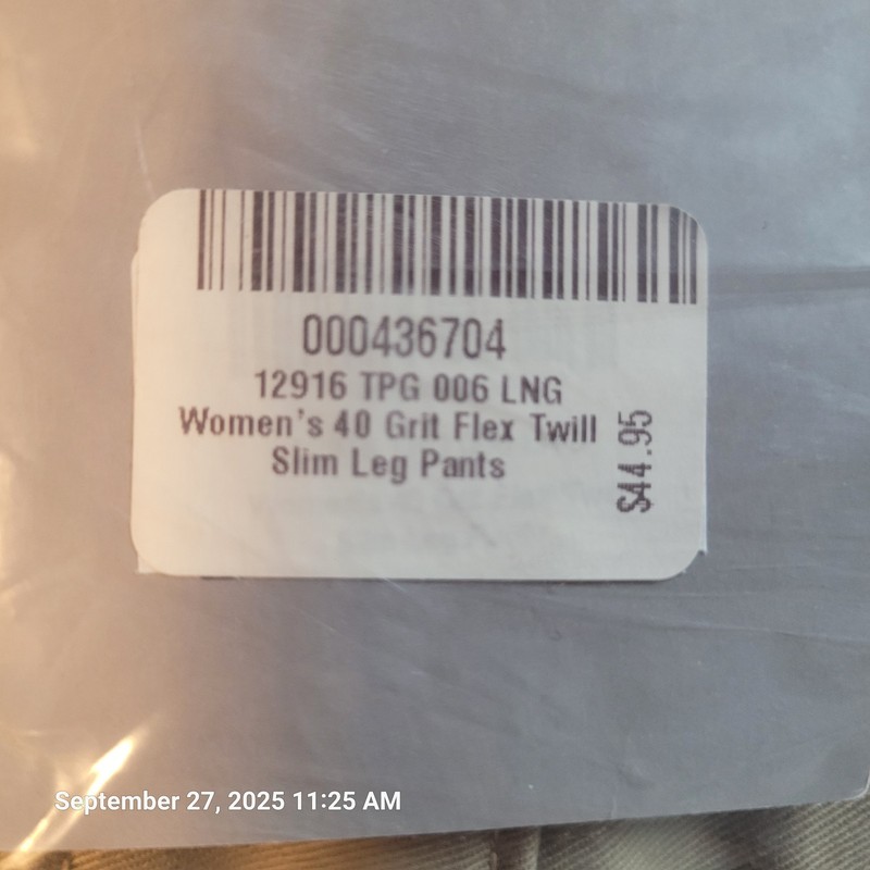 Duluth Trading Womens 49 Grit Tan Work/Carpenter Style Pant Size 6 Long gallery
