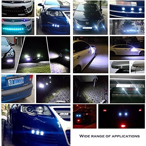 10Pcs 18mm 12V Red Eagle Eye LED Car Fog DRL Daytime Running Light Backup Revers gallery