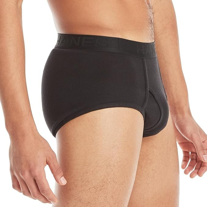 7-Pack Hanes Men's Underwear Briefs MEDIUM Gray Black Comfort Moisture-Wicking gallery