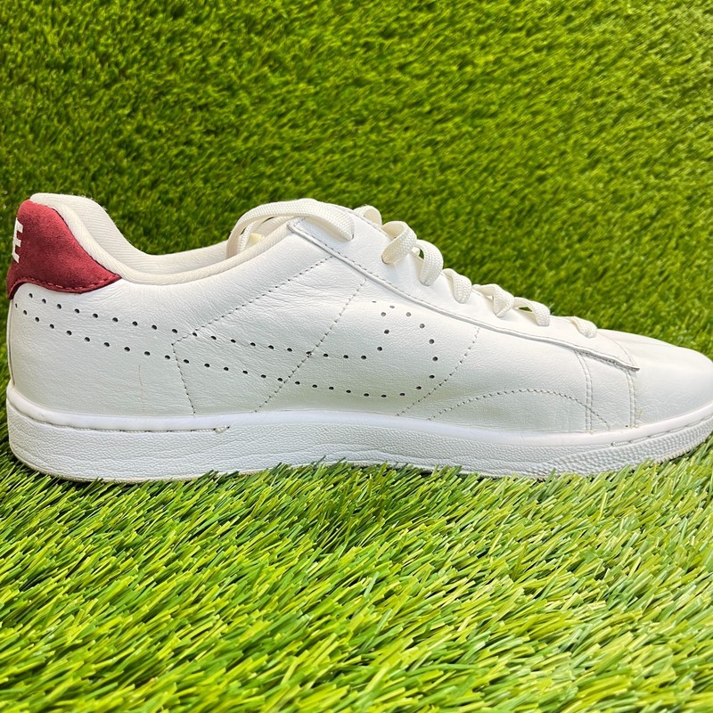 Nike Tennis Classic Ultra Leather Mens Size 11 White Red Athletic Shoes Sneakers gallery